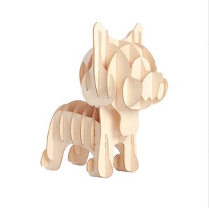 Rompecabezas de animales de simulación personalizado, juguete de BOA, corte láser, forma irregular, rompecabezas de madera de ciervo Sika - Product Image 5