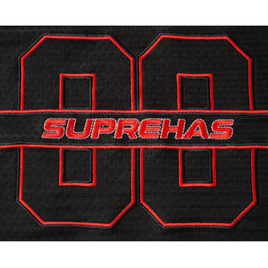 T-shirt à manches courtes en maille personnalisé, été, jersey brodé, sport, extérieur, respirant, <span class=keywords><strong>col</strong></span> en <span class=keywords><strong>V</strong></span>, surdimensionné, couple, 280 grammes - Product Image 5