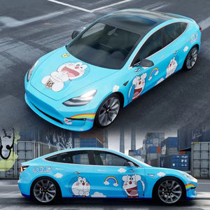 Vinilos Decorativos para Autos NIKO con Diseño Personalizado de Doraemon, Vinilo Adhesivo para Carrocería de PVC con Tecnología Anti-Burbujas - Product Image 1
