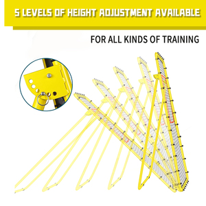 어린이와 성인을 위한 HW 배구 리바운드 트레이너 네트, 초보자를 위한 쉬운 설정 연습 장비 - Product Image 2