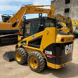 Cargadoras Usadas de Segunda Mano Cat 226b Caterpillar 226b 226 Mini Cargadora 246 Minicargadora con Motor y Accesorio de Barrena Certificado CE - Product Image 1