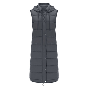 Vendita calda cappotti gilet lungo da <span class=keywords><strong>donna</strong></span> a sbuffo da <span class=keywords><strong>donna</strong></span> con cappuccio cardigan <span class=keywords><strong>piumini</strong></span> taglie forti giacche <span class=keywords><strong>invernali</strong></span> da <span class=keywords><strong>donna</strong></span> con cappuccio - Product Image 4