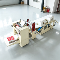 Máquina para Fabricar Cajas de Pañuelos Faciales Más Vendida, Máquinas para Pañuelos Faciales de 4 Líneas, Venta Directa de Fábrica