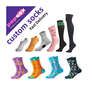 Unisex Tùy Chỉnh Bông Biểu Tượng Chất Lượng Cao Người Đàn Ông Phụ Nữ Thời Trang Jacquard In Thêu Biểu Tượng Người Đàn Ông Đầy Màu Sắc Vớ Cho Người Lớn Thể Thao - Product Image 2