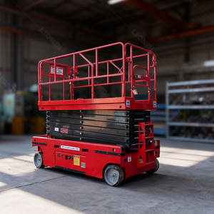 Plateforme élévatrice à ciseaux hydraulique autopropulsée électrique mobile professionnelle, tables élévatrices alimentées par batterie - Product Image 2