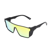 Vente en gros de lunettes de soleil à écran latéral design tendance anti-corrosion par revêtement d'eau de mer lunettes de soleil de voyage pour la plage