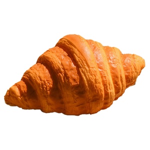 1pc, PU ,6.57inch High Simulation Croissant Bread, Fake European Soda Bread, Food <b>Toys</b> ,Model Window Display Decor - Product Image 2