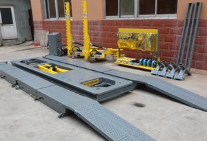 UL-600 di động tự động cơ thể sửa chữa thiết bị thép xe kéo máy với khung gầm thẳng liên kết băng ghế dự bị khung xe puller - Product Image 2