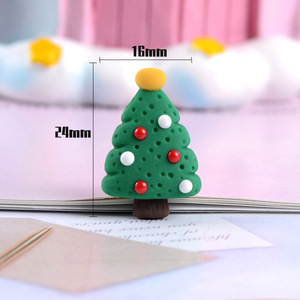 CHENXI Adorno de Resina Plano con Diseño de Alce Navideño 3D para Manualidades de Arcilla y Slime para Niños - Product Image 5