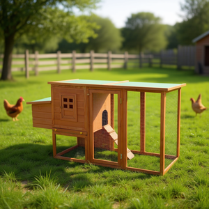 Jaula de madera para gallinas D0100HEXJRY, jaula para huevos, jaula para cría de pollos, jaula exterior duradera para animales - Product Image 2
