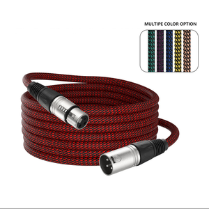 Câble d'extension <span class=keywords><strong>XLR</strong></span> tressé 3M professionnel en gros, câble de microphone stéréo Hi-Fi double <span class=keywords><strong>XLR</strong></span> <span class=keywords><strong>3</strong></span>/<span class=keywords><strong>5</strong></span> broches mâle-femelle sans perte - Product Image 6
