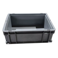 Boîte de rangement logistique en plastique solide, durable, opaque, 400*300*148, recyclable, pour déménagement et emballage
