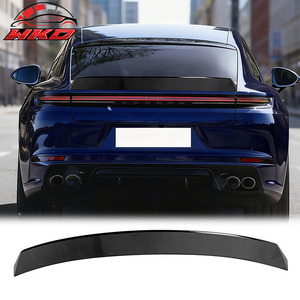 Convient pour Porsche Panamera 2024-2026 Aileron de coffre Noir brillant - Product Image 1