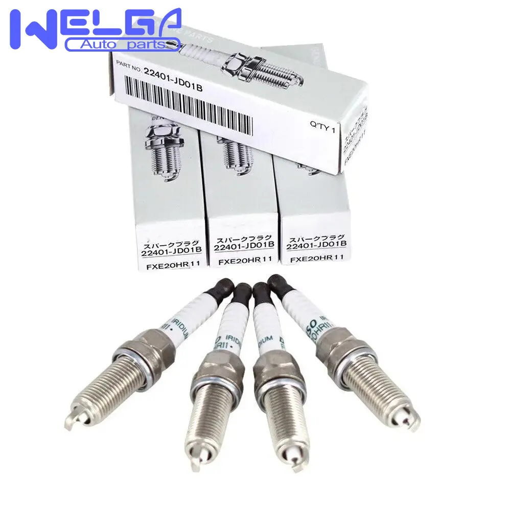 Auto Original einzelne Iridium-Schargen Stecker FXE20HR11 OEM 22401-JD01B für Nissan Qashqai Micra Note Sentra X-Trail Tiida