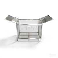 Panier de rangement multifonctionnel carré en acier inoxydable durable pour articles ménagers, avec poignée, écologique, marque Jinhai