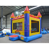 Château gonflable commercial en PVC, protection UV, imperméable, certifié CE, pour enfants et adultes, idéal pour les fêtes en extérieur