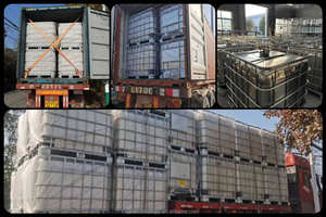 Serbatoio di Stoccaggio IBC in Acciaio Inox 1000L Personalizzabile Conforme FDA EU Rivestimento Antiruggine Coperchio/Valvola per Uso Chimico Industriale - Product Image 2