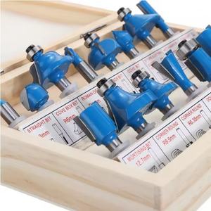 Ensemble de 15 fraises à rainurer de 1/4 po - Pour le travail du <span class=keywords><strong>bois</strong></span>, la finition des bords, la menuiserie, la fabrication d'armoires, pour un usage professionnel et de bricolage - Product Image 4