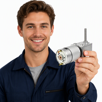 Moteur à engrenages CC à couple personnalisable Jupiter JGY-385 pour trottinettes électriques/ventilateurs - 12V/24V, écoénergétique, dissipation rapide de la chaleur