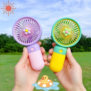 Mini <span class=keywords><strong>Ventilador</strong></span> Portátil Eléctrico de Mano con Carga USB, Silencioso, de Plástico, para Estudiantes, con Enfriamiento por Aire - Product Image 4