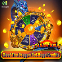 Nueva Máquina de Juego Original de Lujo para 1 Jugador, Operada con Monedas, Modelo Blue Dragon, Juego Panda Link Nudge, PCB