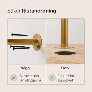 מתלה מעיל תעשייתי לופט עיצוב מלתחה מעיל חדר שינה מתלה עשוי צינורות חסון עם קיר הרכבה - Product Image 4