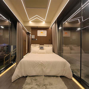 Maison-capsule mobile, mini-maison-capsule, chambre d'hôtel en forme de capsule spatiale - Product Image 4