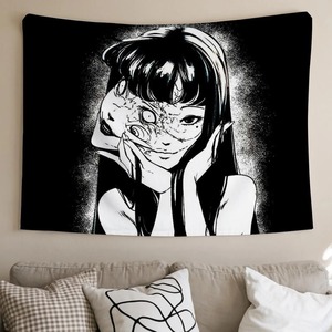 Affiches décoratives d'anime japonais, tapisseries murales sexy de filles <span class=keywords><strong>manga</strong></span> pour la décoration de chambre rétro - Product Image 6