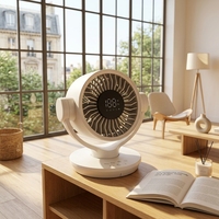 Nouveau ventilateur de circulation d'air à 360 degrés pour toute la pièce, ventilateur de bureau ultra-silencieux 36 dB avec affichage numérique, ventilateur de refroidissement domestique