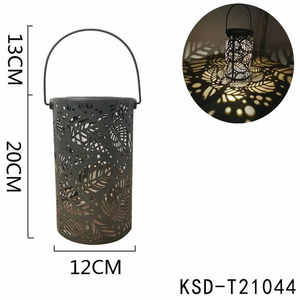 <span class=keywords><strong>Lanterne</strong></span> Solaire en Métal Suspendu pour le Jardin, Arbre, Papillon, Libellule, Décoration de Paysage - Product Image 6