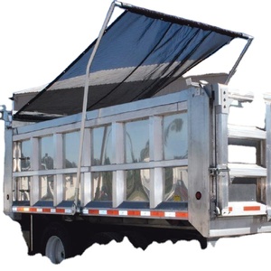 <span class=keywords><strong>Bâche</strong></span> de camion à benne basculante de qualité supérieure 7' X 18', <span class=keywords><strong>bâche</strong></span> en maille vinyle, convient à la plupart des camions à benne basculante manuels - Product Image 1