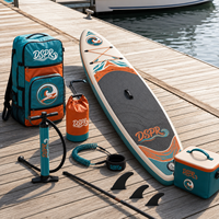Planche de SUP gonflable avec pompe électrique, gonflage rapide, kit complet pour une utilisation et un transport faciles