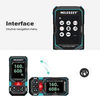 Télémètre laser MiLESEEY S7 330 pieds avec écran IPS 2,4 pouces, capteur d'inclinaison numérique pour la mesure longue portée en extérieur, caméra pointeur