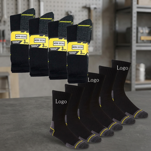 Calcetines de Algodón y Spandex Anti-Olor para Hombre, Hechos en Taiwán, Resistentes al Desgaste, para Trabajo, de Media Pantorrilla, Prácticos para Uso Diario - Product Image 1