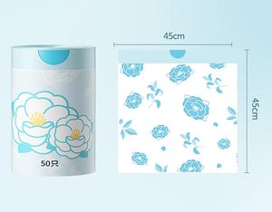 Huamaohengchun Drawstring Tear-Free Separated Plastic Can Liner for Bathroom Office Home Bedroom <b>Small</b> Garbage <b>Basket</b> Bags - Product Image 4