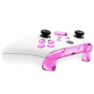 Boutons de remplacement chromés roses pour manettes Xbox Series X S : gâchettes, croix directionnelle, ABXY, Start, Retour, Sync, Share - Product Image 4