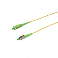 Cordon de raccordement fibre optique haute performance monomode Simplex 1 SC/APC vers FC/APC 2.0mm gaine de câble LSZH pour centres de données et IA