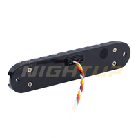Feux de signalisation d'urgence à LED haute luminosité 12V 24V, feux stroboscopiques à LED pour montage en surface de voiture, feux stroboscopiques à LED pour calandre, SAE R65 CE IP67