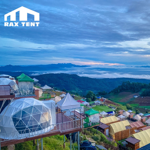 เต็นท์โดม Geodesic ขนาดเล็ก4ม./5ม./6ม. สำหรับโรงแรมแกลมปิ้งโดมและรีสอร์ทพร้อมบาร์เหล็กในประเทศไทย - Product Image 4