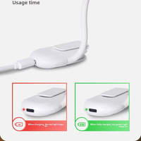 Lampe de lecture LED rechargeable Guangli USB, réglable, à intensité variable, économe en énergie, protection des yeux, pour la lecture, la chambre à coucher