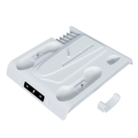 Station de charge double en plastique RGB pour P5/P5 Slim/P5 Pro avec ventilateur de refroidissement à 3 niveaux et 3 ports USB avec contrôleur P5