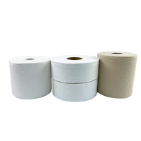 Rouleaux de papier toilette en gros, personnalisables avec logo OEM, 2 plis, en pâte de bois vierge, écologiques, résistants, doux et gaufrés à pois
