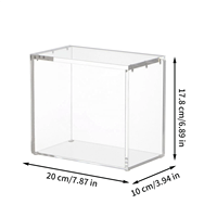 ETB-Boîte de rangement en acrylique magnétique et transparent, boîte de rangement personnalisée pour cartes de jeu monstres de poche, vente en gros
