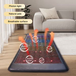 Populaire <span class=keywords><strong>Massage</strong></span> Mat Natuurlijke 7 Edelsteen Far Infrarood Verwarming Pemf Mat Lichaamsgezondheidszorg Amethist Foton Healing Matras - Product Image 5