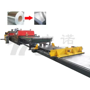 CHZN aluminum coil galvanized metal unwinding shearing machine straightener 1300 mm cut to length line for stainless steel