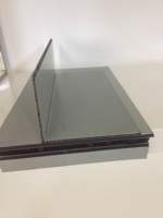 Panneau composite en aluminium Aludream Champagne ACP en forme de puzzle avec motif marbré, revêtement nano PE/PVDF, ignifuge A2
