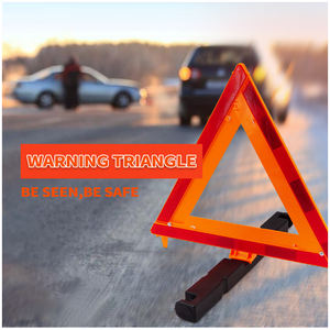 점 승인되는 빨간 높은 시정 차를 위한 사려깊은 비상사태 안전 경고 표시 삼각형 - Product Image 3