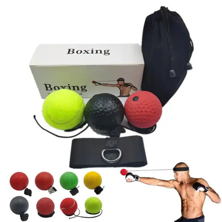 Boxballn набор боксерских реакционных шаров, набор рефлекторных скоростных ударов, набор для тренировки рук и глаз, упражнения для снятия стресса и бокса