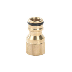 Connecteur d'eau en laiton, filetage intérieur de 18mm, diamètre de 1/2 pouces, pour tuyaux de plomberie et accessoires de lavage de voiture - Product Image 4