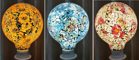 HQ Verre E26 E27 4W 6W G125 G95 Ampoules Décor À La Maison 3D Mosaïque Lampes Brillant Led Vacances Mariage LED Globe Filament Ampoules
